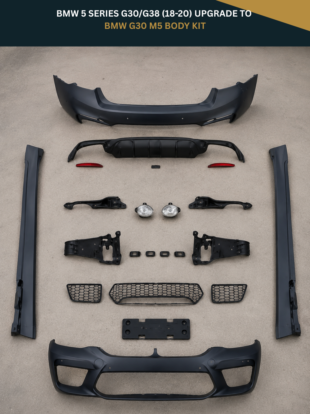 BMW 5 Series G30/G38 (2018-2020) Upgrade to BMW G30 M5 Body Kit
