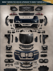 BMW 7 Series F02 (2008-2015) Upgrade to BMW 7 Series G70 (2025) M760 Complete Body Kit With Hood and Fender