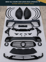 Benz GLC Coupe C253 (2020-2022) Upgrade To GLC63S AMG Kit (Front Only)