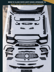 Benz E Class W213 (2017-2020) Upgrade To Benz 213 E63 (2021-2023) AMG Bodykit