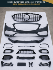BENZ C CLASS W205 (2015-2022) UPGRADE TO BENZ C63S AMG FRONT BODY KIT