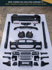 BMW 3 Series F30 (2012-2019) Upgrade to BMW 3 Series M Sport Body Kit With Fog Lamps