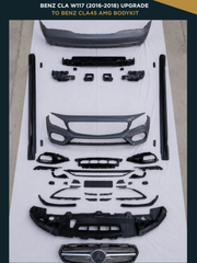 Benz CLA W117 (2016-2018) Upgrade To Benz CLA45 AMG Bodykit