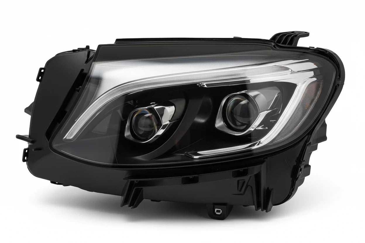 2539061501 & 2539061601 Mercedes-Benz GLC Class X253 (2016-2019) Double Projector Headlight Assembly Premium Replacement