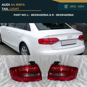8KD945095A & 8KD945096A Audi A4 B8 PA (2012-2014) Tail Light Assembly Premium Replacement