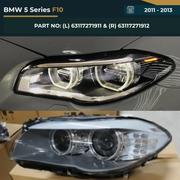 63117271911 & 63117271912 BMW 5 Series F10 (2011-2013) Headlight Assembly High Quality Replacement