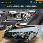 63112990001 & 63112990002 BMW X1 E84 (2010-2012) Headlight Non-HID