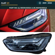 80D941033A & 80D941034A Audi Q5 (2021-2025) LED Headlight