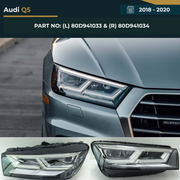 80D941033 & 80D941034 Audi Q5 (2018-2020) LED Headlight