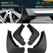 TY-VO2004 VOLVO XC60 (2014-2017) MUDFLAPS (SET OF 4) – OEM Fit Mudflaps Set of 4