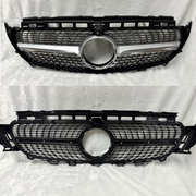 OHI-W212-GR4 MERCEDES E CLASS 212 (14-15) DIAMOND CHROME SHOWGRILL – OEM Fit Mercedes Front Show Grille