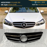 OHI-W212-GR1 MERCEDES E CLASS 212 (2014-2015) OE TYPE SHOWGRILL – OEM Fit Mercedes Front Show Grille