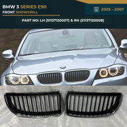 51137120007 51137120008 BMW 3 SERIES E90 Show Grill (2005-2007) – OEM Fit BMW Front Show Grill