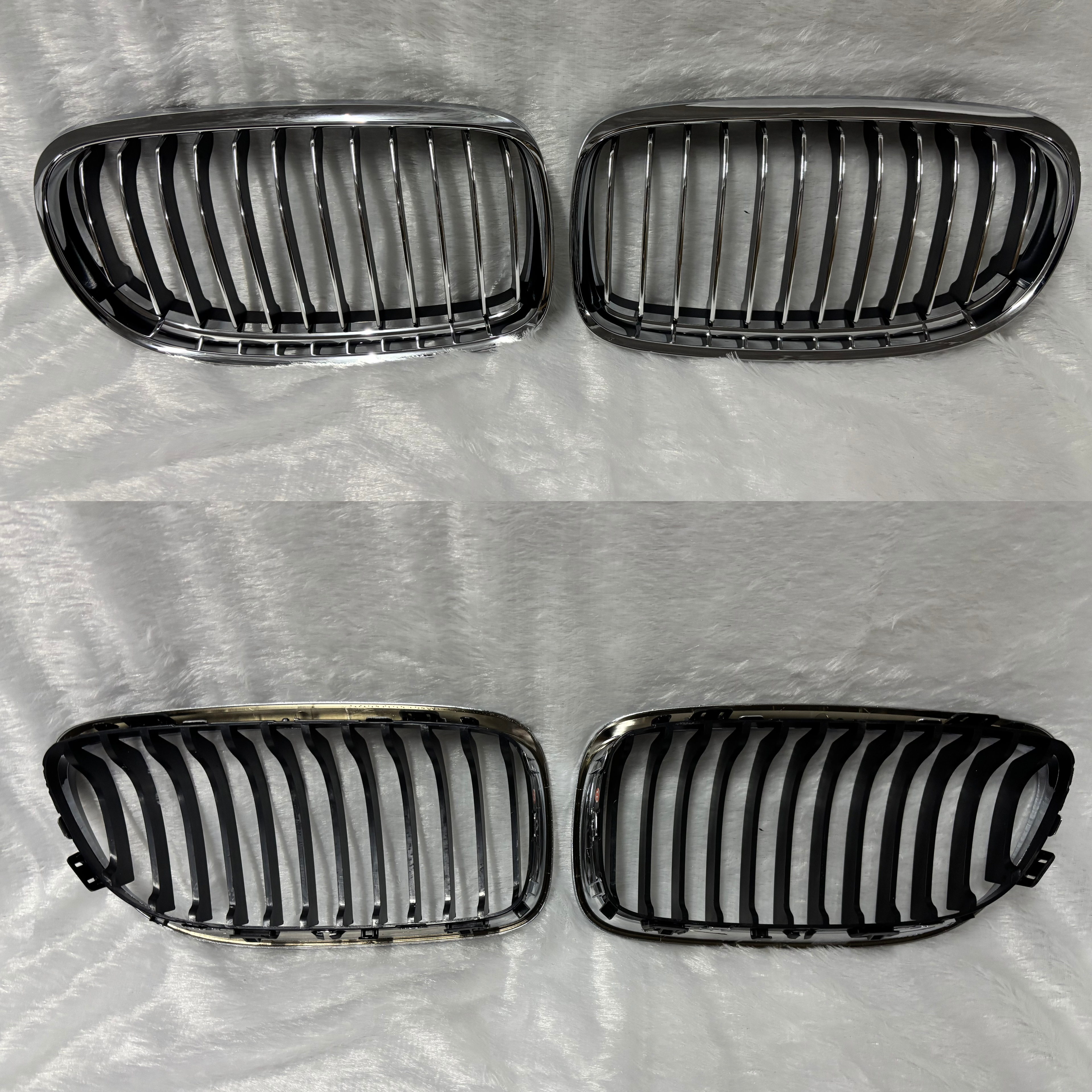 51137201969 51137201970 BMW 3 SERIES E90 Show Grill (2008-2011) – OEM Fit BMW CHROME SHOWGRILL