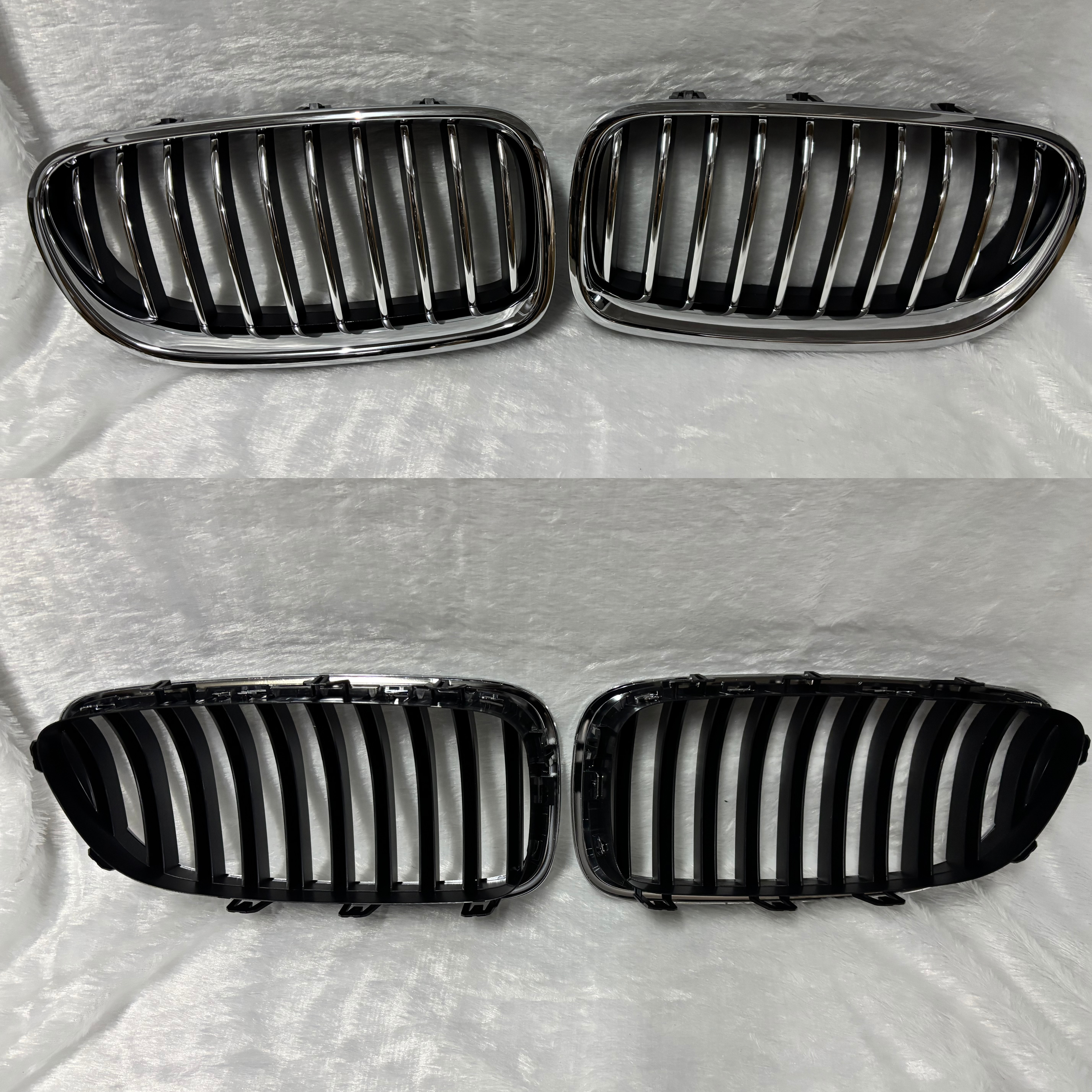51137412323 51137412324 BMW 5 SERIES F10 LCI (2014-2017) – OEM Fit BMW Front CHROME SHOWGRILL