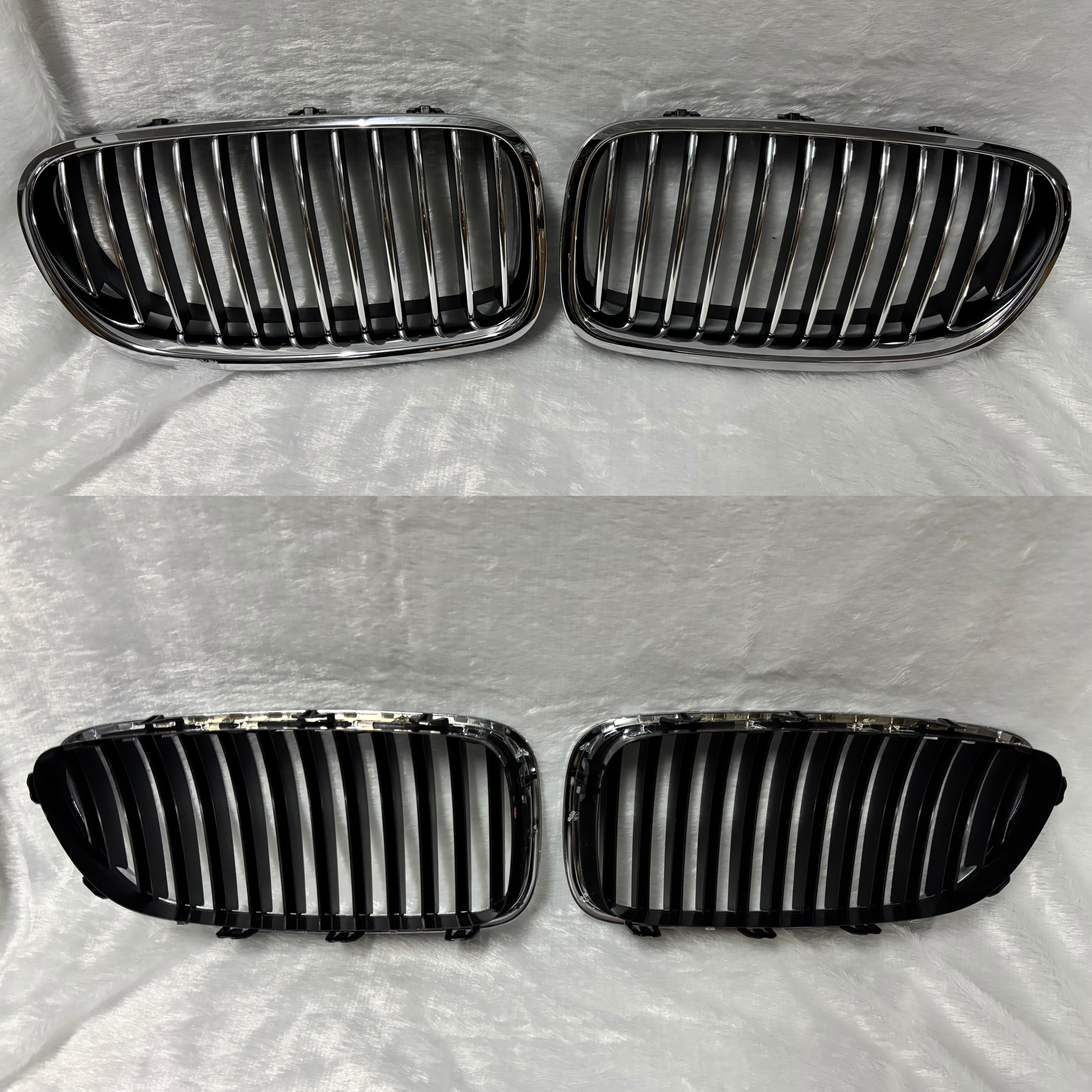 51137203649 51137203650 BMW 5 SERIES F10 Show Grill (2010-2013) – OEM Fit BMW CHROME SHOWGRILL
