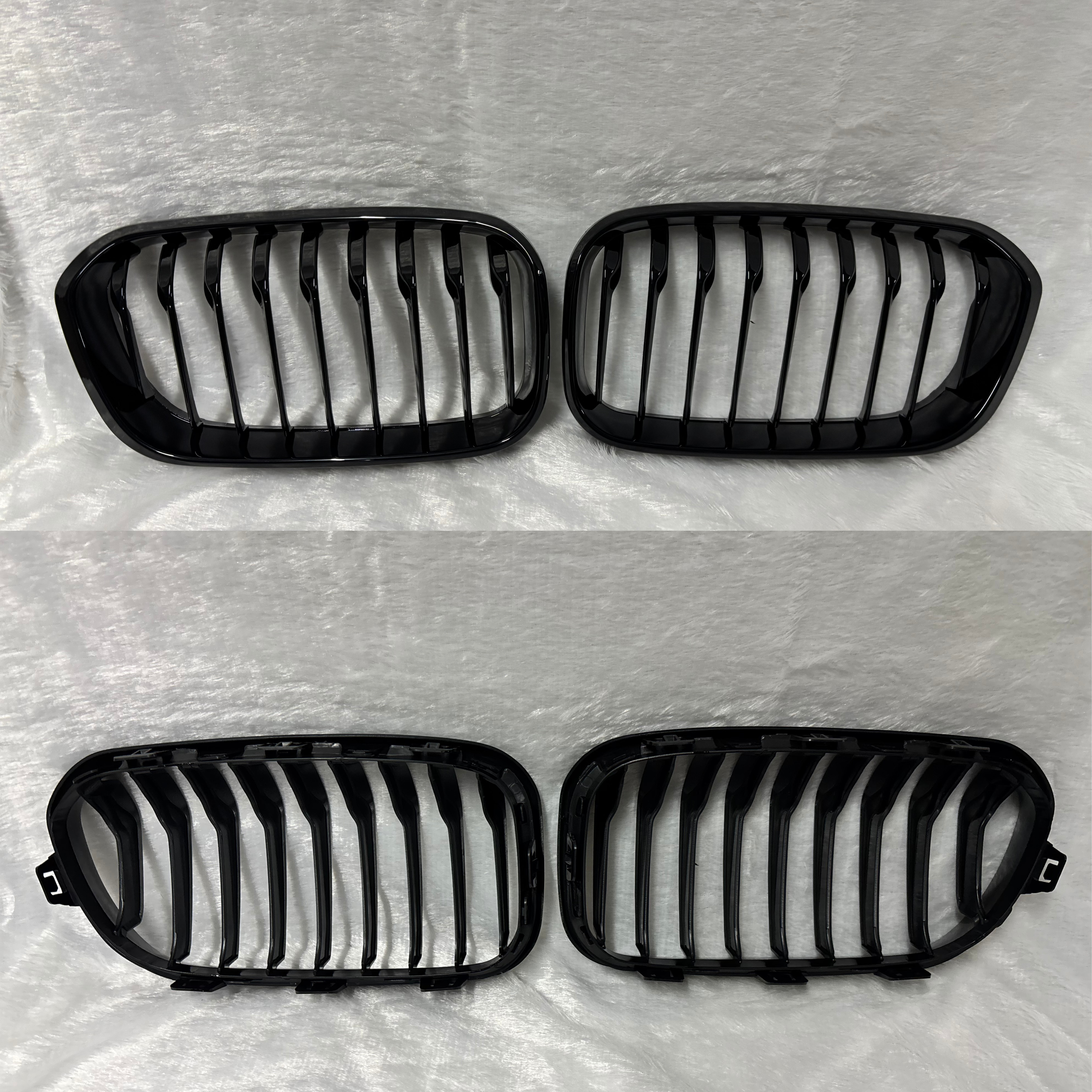51117294485 51117294486 BMW X5 F15 (2014-2019) – OEM Fit BMW 2 LINE GLOSSY BLACK Front Show Grill