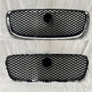 T4N12772 JAGUAR F-PACE CHROME BLACK SHOWGRILL (2017) – OEM Fit Jaguar Front Show Grill