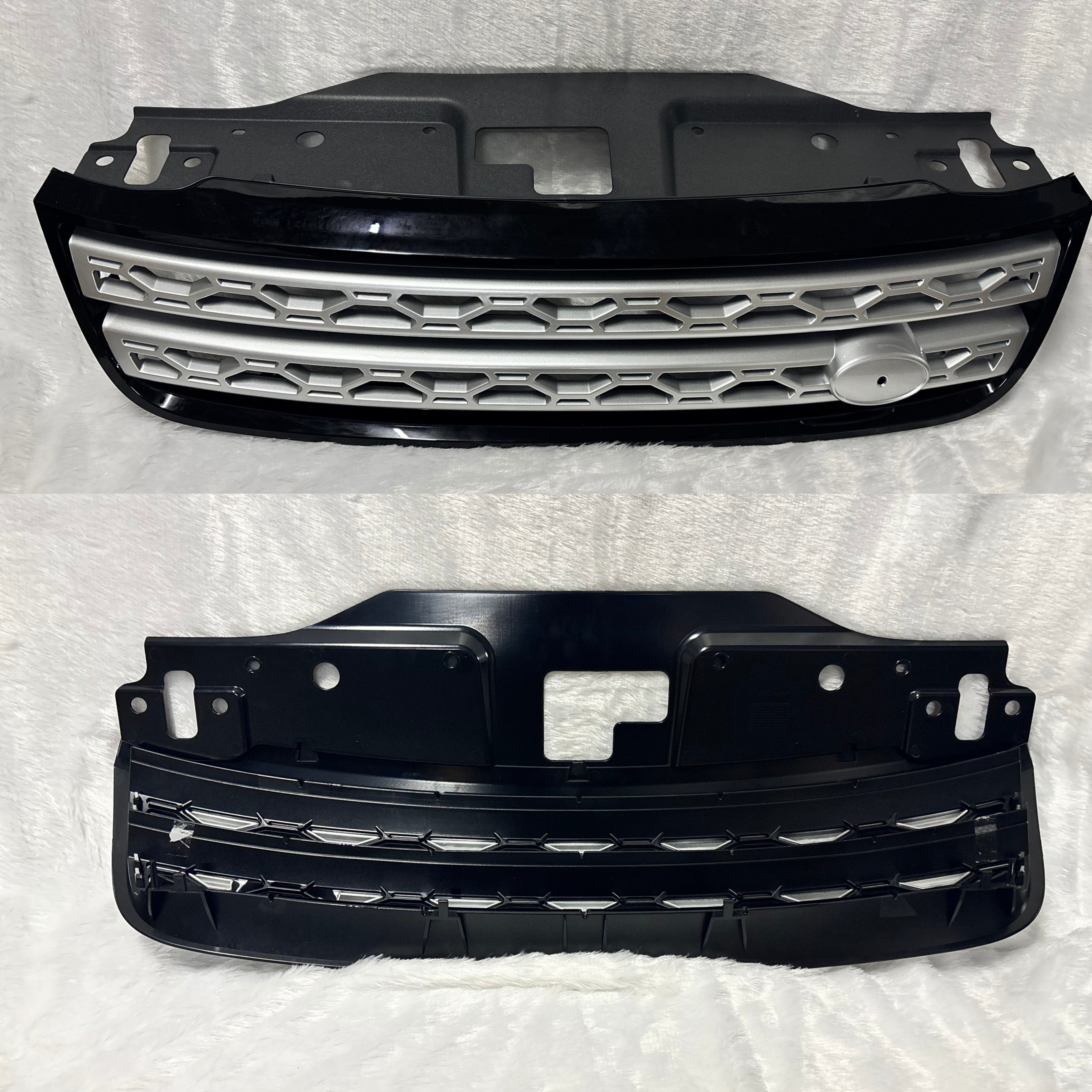 LR083008 LAND ROVER DISCOVERY 5 (2017) BLACK & SILVER SHOWGRILL – OEM Fit Land Rover Front Show Grill