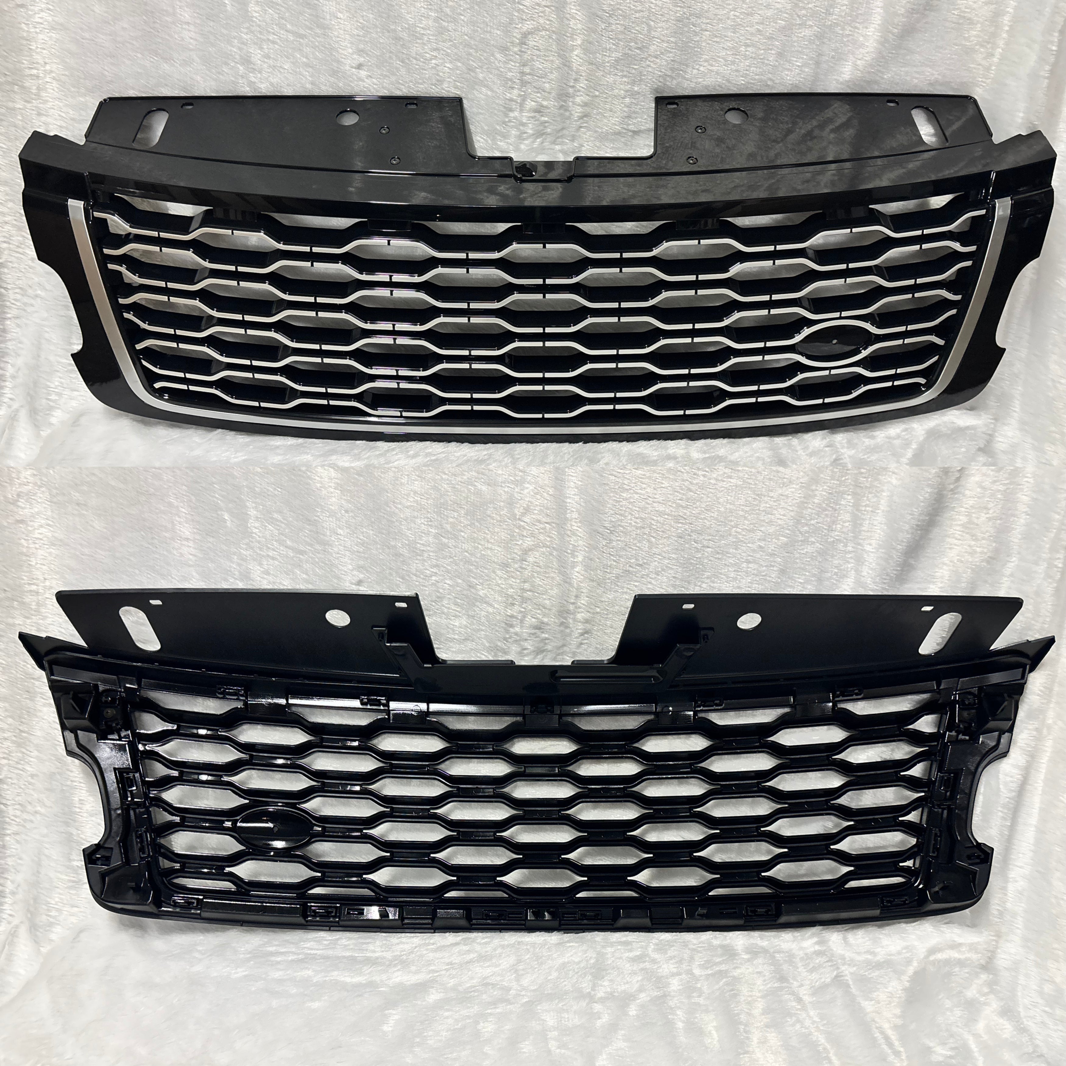 LR098080 LAND ROVER VOGUE (2018) BLACK & SILVER SHOWGRILL – OEM Fit Land Rover Front Show Grill