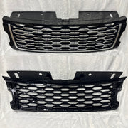 LR098080 LAND ROVER VOGUE (2018) BLACK & SILVER SHOWGRILL – OEM Fit Land Rover Front Show Grill