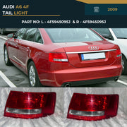 4F5945095J & 4F5945095J Audi A6 4F (2009) Premium Tail Light Assembly Replacement