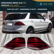 A1669065501 & A1669065601 Mercedes-Benz GLE 166 (2015-2019) Premium Rear Tail Light
