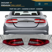 C2Z25152 & C2Z25151 Jaguar XF (2013) Premium Rear Tail Light Assembly Replacement