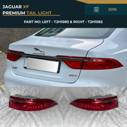T2H1083 & T2H1082 Jaguar XF (2016) Premium Rear Tail Light Assembly Replacement