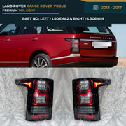 LR061682 & LR061659 Land Rover Range Rover Vogue (2013-2017) Premium Red Rear Tail Light