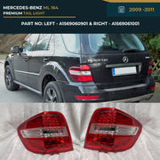 1649064200 & 1649064300 Mercedes-Benz ML 164 (2009-2011) Premium Rear Tail Light