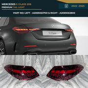 A2069063700 & A2069063800 Mercedes C Class 206 (2022-2023) Premium Tail Light Assembly