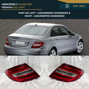 A2049060603 2049060203 & A2049060703 2049060503 Mercedes C Class 204 (2011-2013) Premium Tail Light Assembly