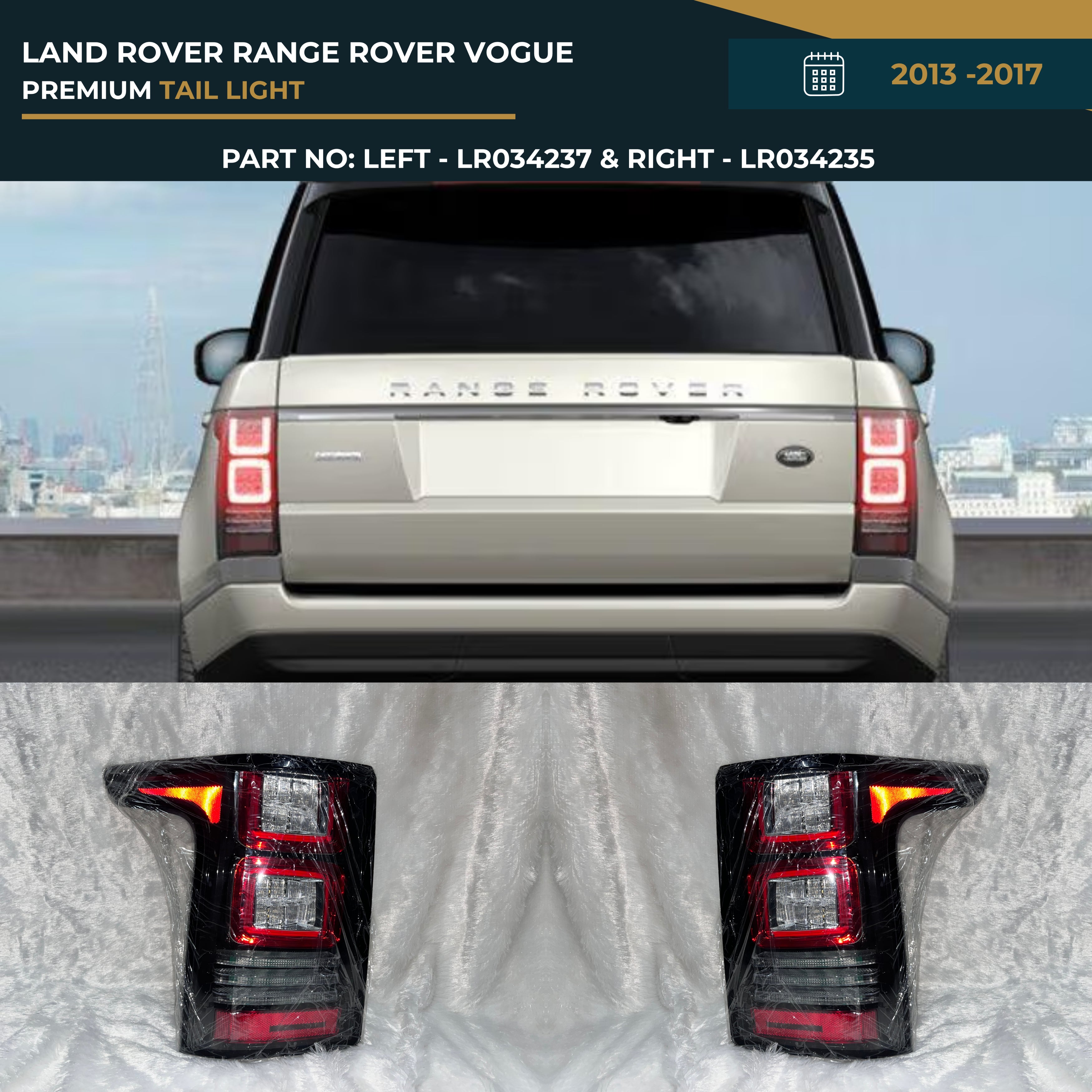 LR034237 & LR034235 Land Rover Range Rover Vogue (2013-2017) Tail Light