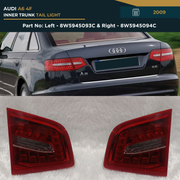 4F5945093E 4F5945094E | Audi A6 4F (2009) Inner Trunk Tail Light OEM Replacement Left Right Set Pair