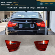 63217289428 63217289427 | BMW 3 Series E90 LCI (2008-2011) Inner Dicky Light OEM Replacement Left Right Set Pair