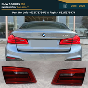 63217376473 63217376474 | BMW 5 Series G30 (2018-2020) Inner Dicky Light OEM Replacement Left Right Set Pair
