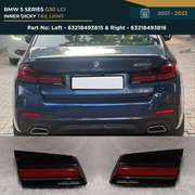 63218493815 63218493816 | BMW 5 Series G30 LCI (2021-2023) Inner Dicky Light OEM Replacement Left Right Set Pair