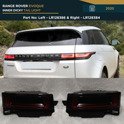 LR128386 LR128384 | Range Rover Evoque (2020) Inner Dicky Light OEM Replacement Left Right Set Pair