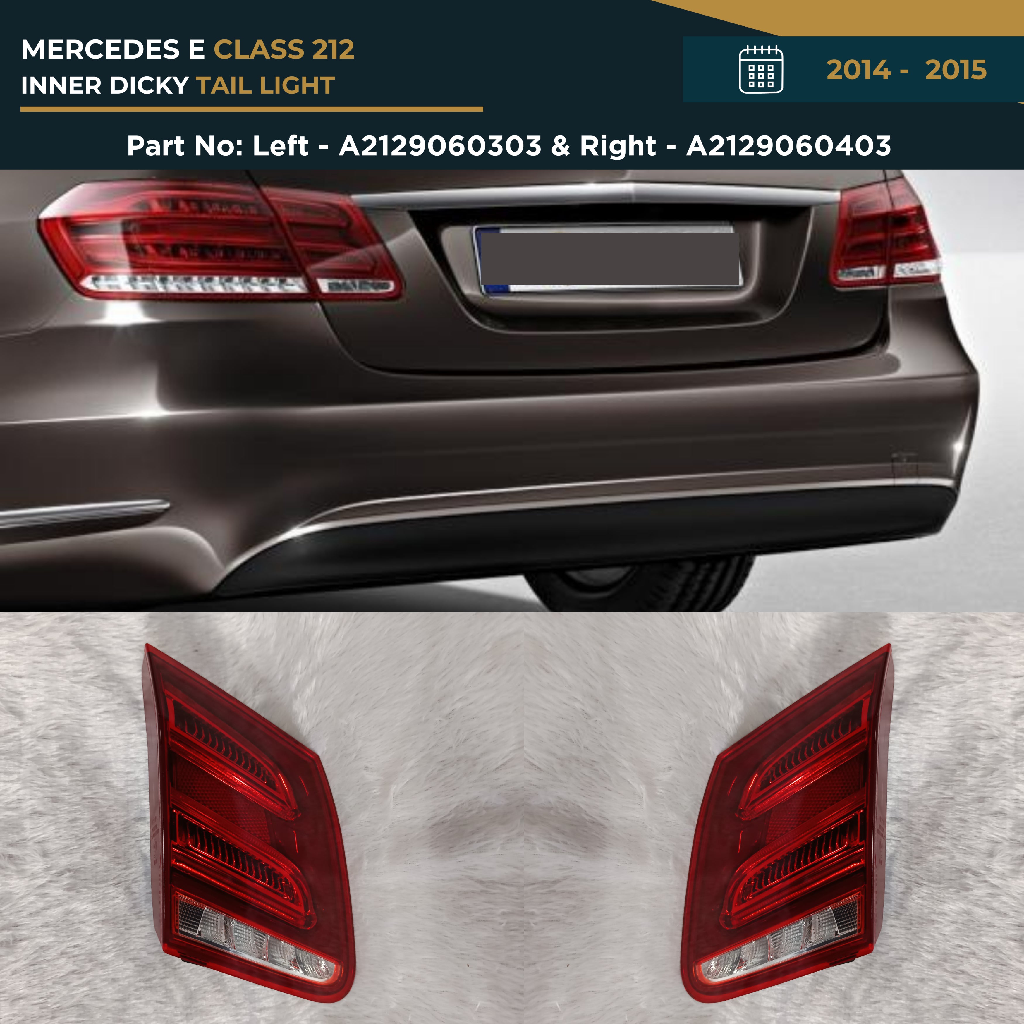 A2129060303 A2129060403 | Mercedes E Class 212 (2014-2015) Inner Dicky Light OEM Replacement