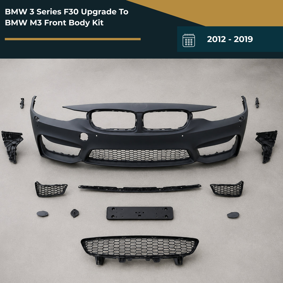 BMW 3 Series F30 (2012 - 2019) Upgrade to BMW M3 Front Body Kit