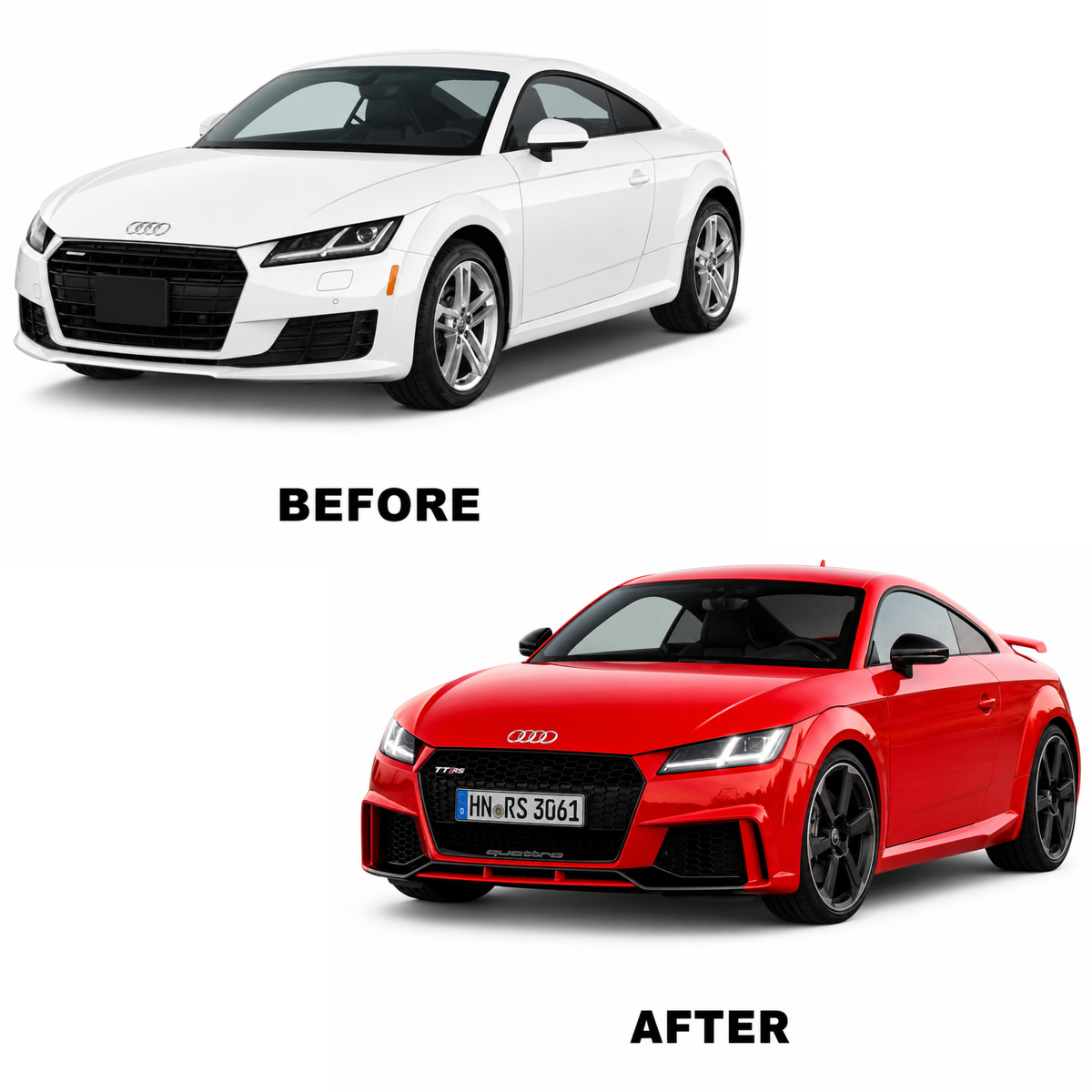 AUDI TT (2015-2018) UPGRADE TO AUDI TTRS FRONT BODY KIT