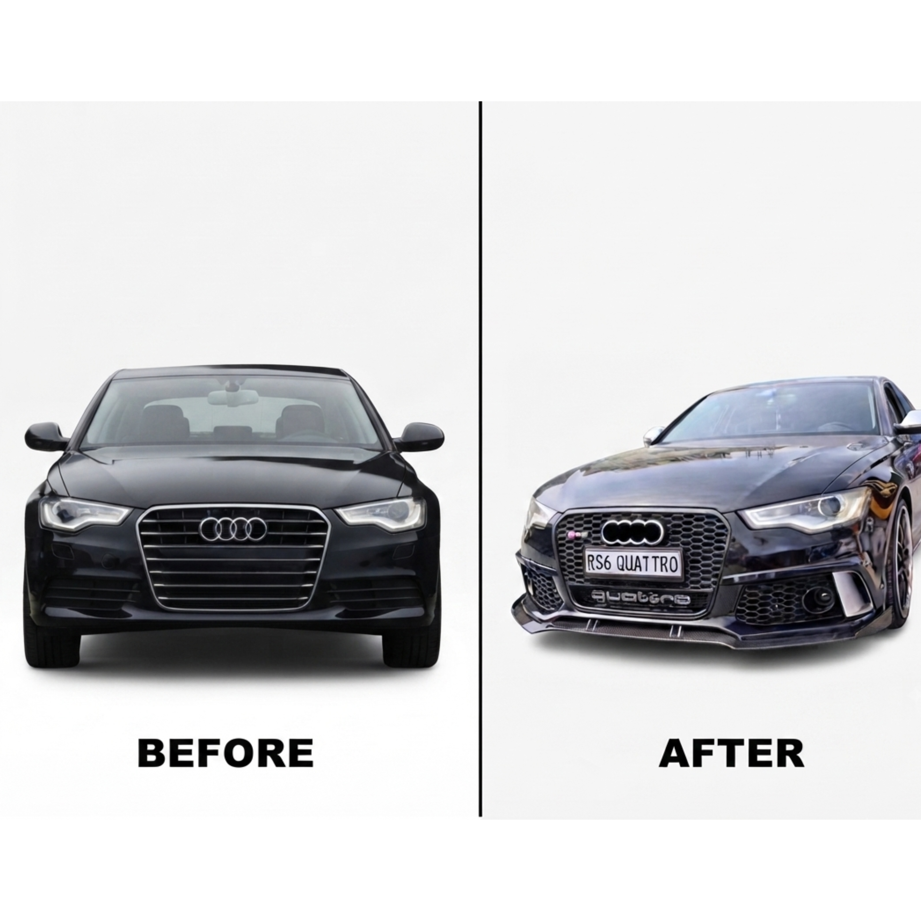 AUDI A6 C7 (2013-2015) UPGRADE TO AUDI A6 C7 (2013-2015) RS6 FRONT BODY KIT