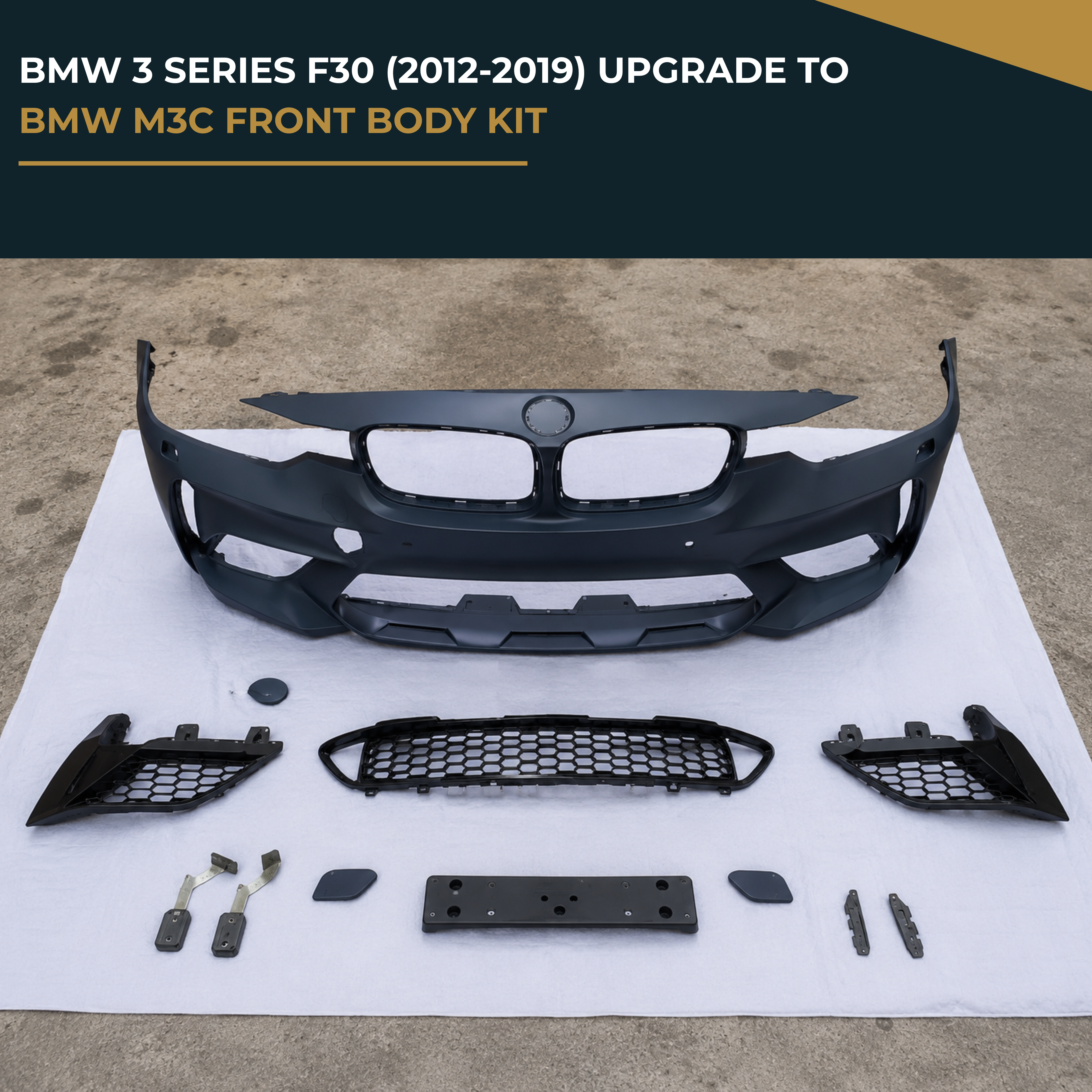 BMW 3 Series F30 (2012-2019) Upgrade to BMW M3C Front Body Kit