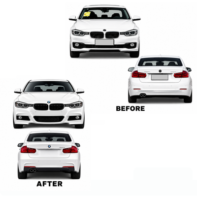 BMW 3 Series F30 (2012-2019) Upgrade to BMW 3 Series M Sport Body Kit With Fog Lamps