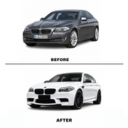 BMW 5 SERIES F10 (2011-2017) Upgrade to F10 M Sport Front Bumper Kit Without Fog Lamp Hole