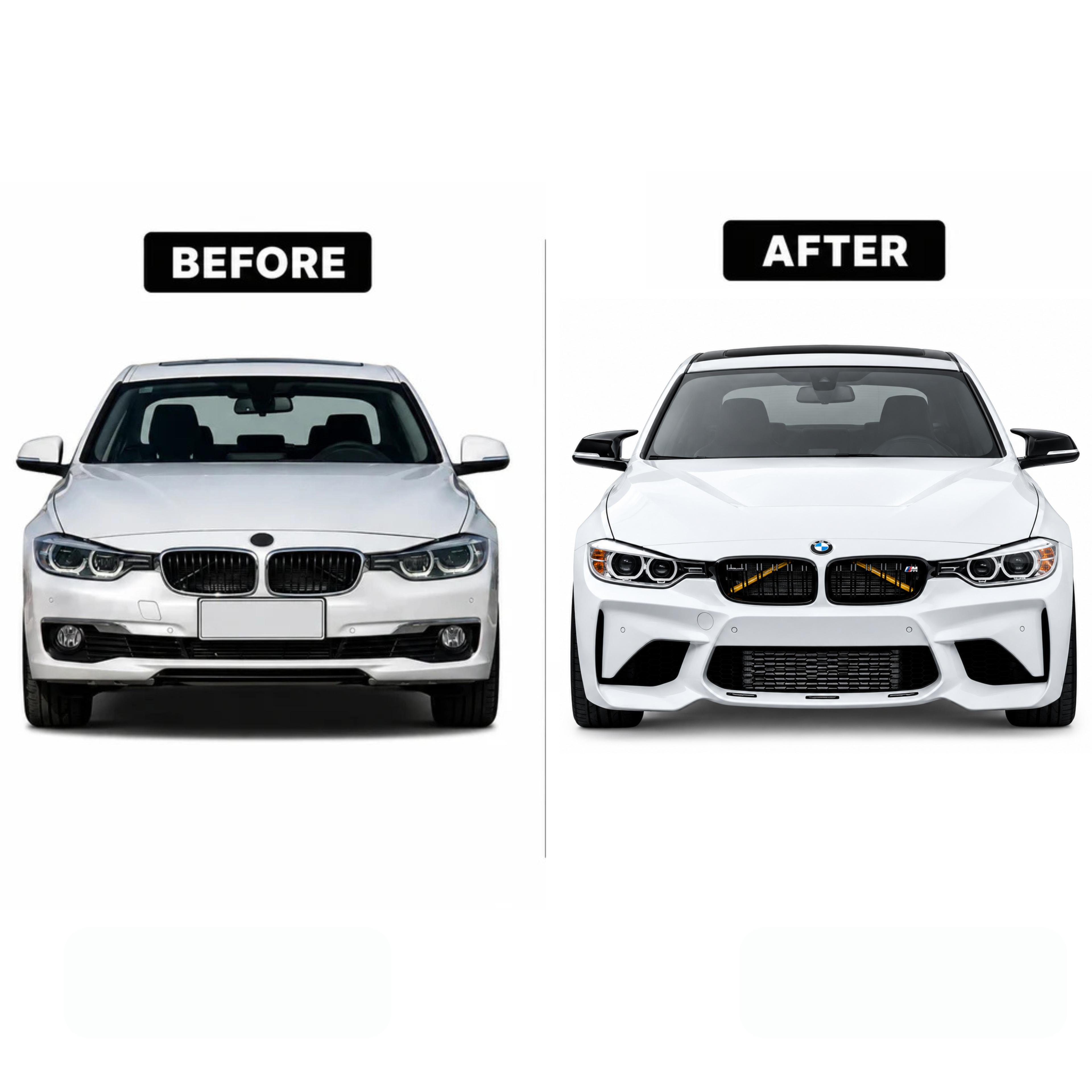 BMW 3 Series F30 (2012-2019) Upgrade to BMW M3C Front Body Kit