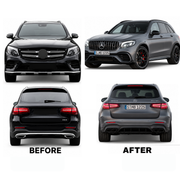 Benz GLC X253 (2016-2019) Upgrade To Benz GLC63S AMG Bodykit