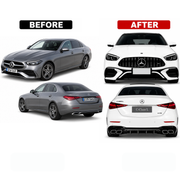 BENZ C CLASS 206 (2022-2023) UPGRADE TO BENZ C43 AMG BODY KIT
