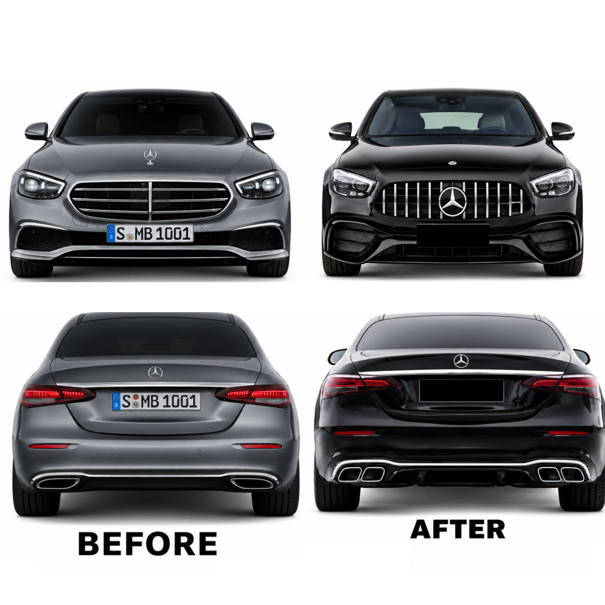BENZ E CLASS 213 (2021-2023) UPGRADE TO BENZ E63S AMG BODY KIT